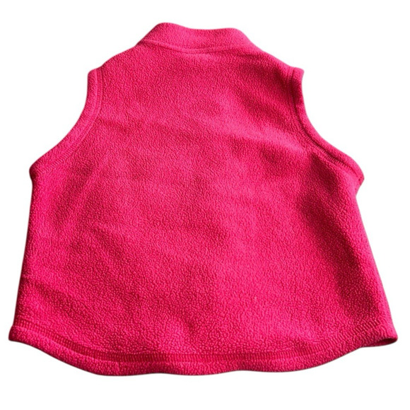 Patagonia Baby Pink Synchilla Fleece Sleeveless Vest 12 Months Full Zip Warm - Picture 4 of 4